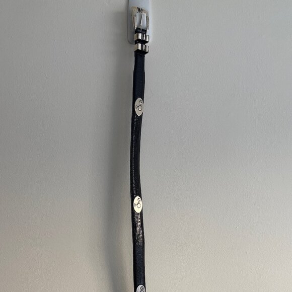 Black Leather Western Belt 36 - 38 - Picture 3 of 10